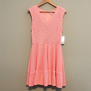 Bar III Abstract Geo Blushing Dress - Size Large